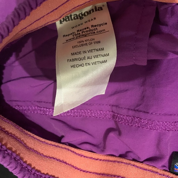 Patagonia Nylon Girls Shorts Size XL Purple - Picture 4 of 5